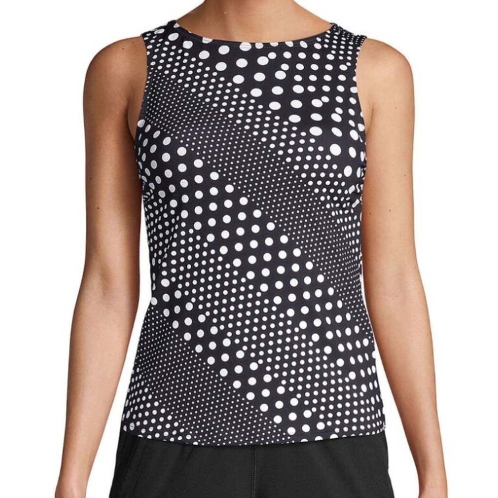 Lands End Tankini Swim Top Size 2 NWOT